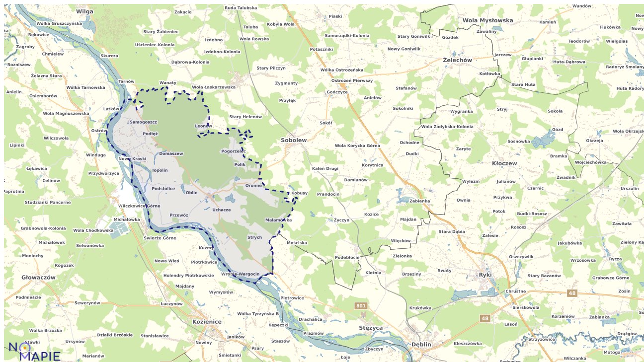 Mapa Maciejowic